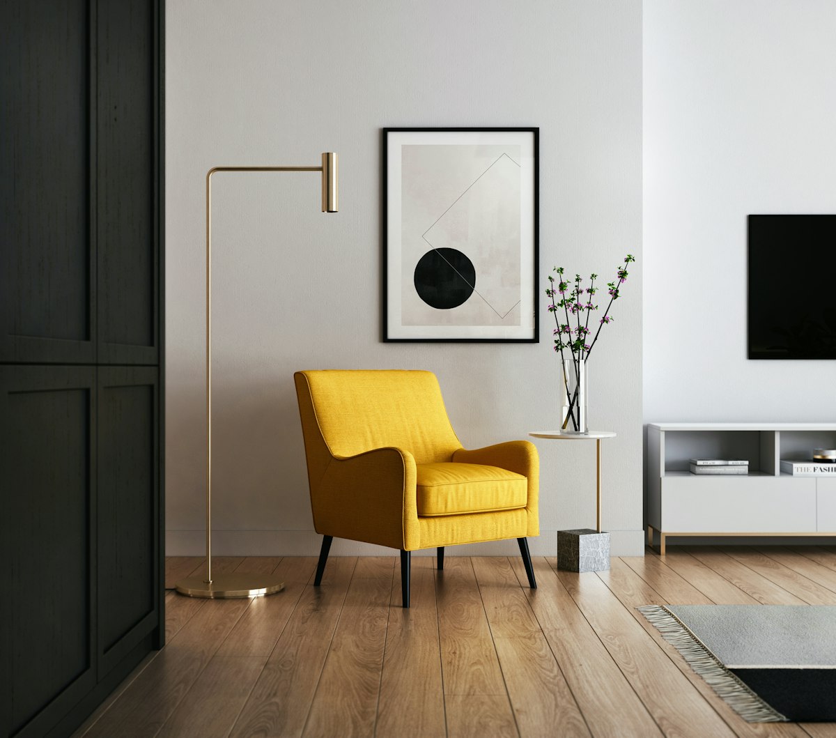 Beautiful clean home interior