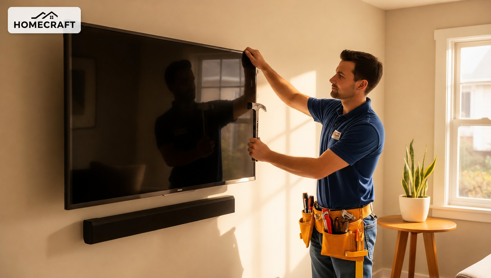 Handyman services — TV mounting, drywall, doors and fixtures